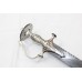 Sword Dagger Damascus Steel Blade Pure Silver Koftgiri Work Handle Sheath D588
